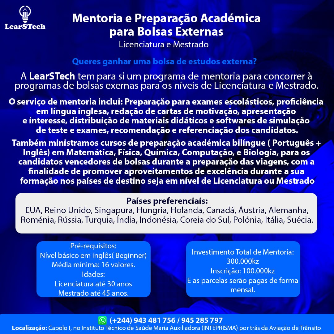 Mentoria Para Bolsas de Estudo Internacionais